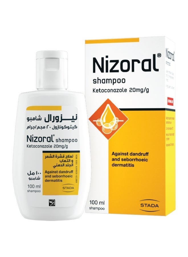 Nizoral Anti-Dandruff Treatment Shampoo, 100 Ml, Effective Dandruff Treatment, Works From The First Wash + Nizoral Leave-in Scalp Tonic, Soothes Itchy Irritated Scalp, Provides Cooling Relief, Hydrates and Balances, Lightweight Leave-In Formula, For All Hair Types, 100ml - Image 2